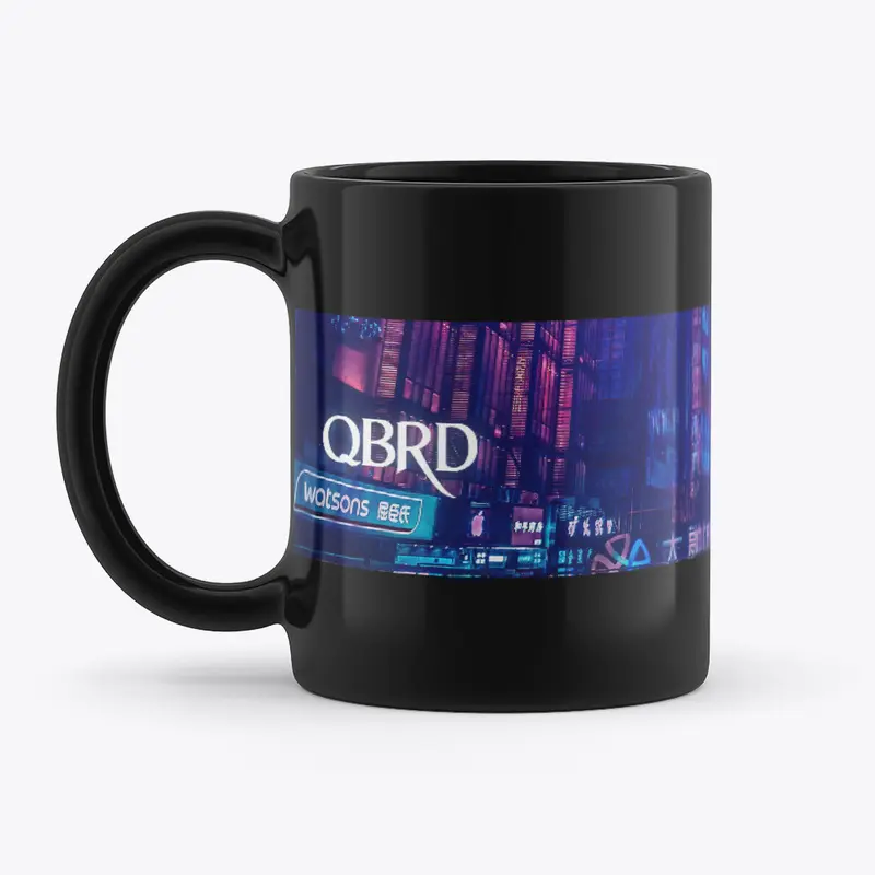 QBRD Cyberpunk Logo Banner